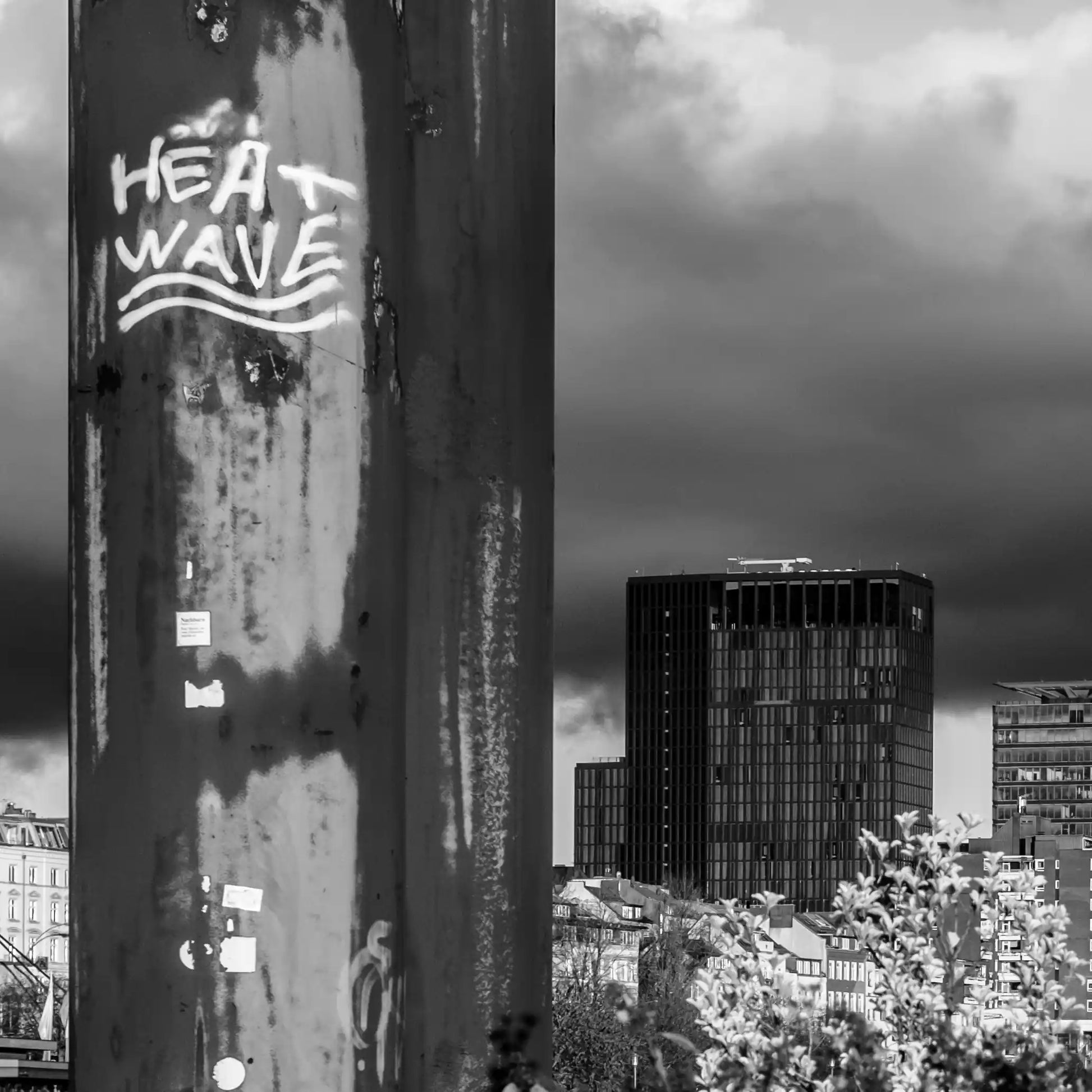 Alternative Ansicht - Motiv Hamburger Hafen - Kunstdruck auf Aluminium, details 2