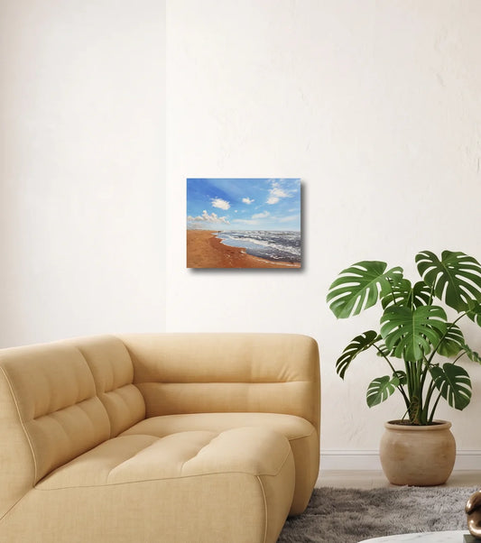 Nordsee von Britta Kröger an der Wand – Original-Acrylgemälde, 60x80 cm, nordische Landschaftsmalerei, signiertes Unikat | Kunst-Direkt.de
