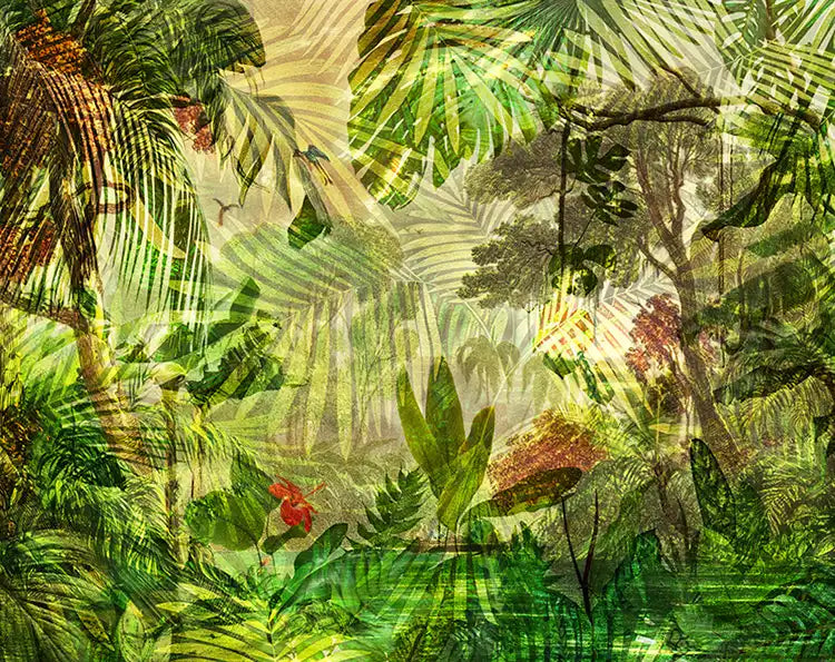 Tropical Rugendas - Tropische Kunst - Kunstdruck auf Leinwand