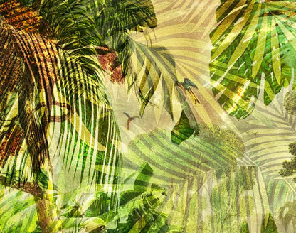 Tropical Rugendas - Tropische Kunst - Kunstdruck auf Leinwand, detail 2